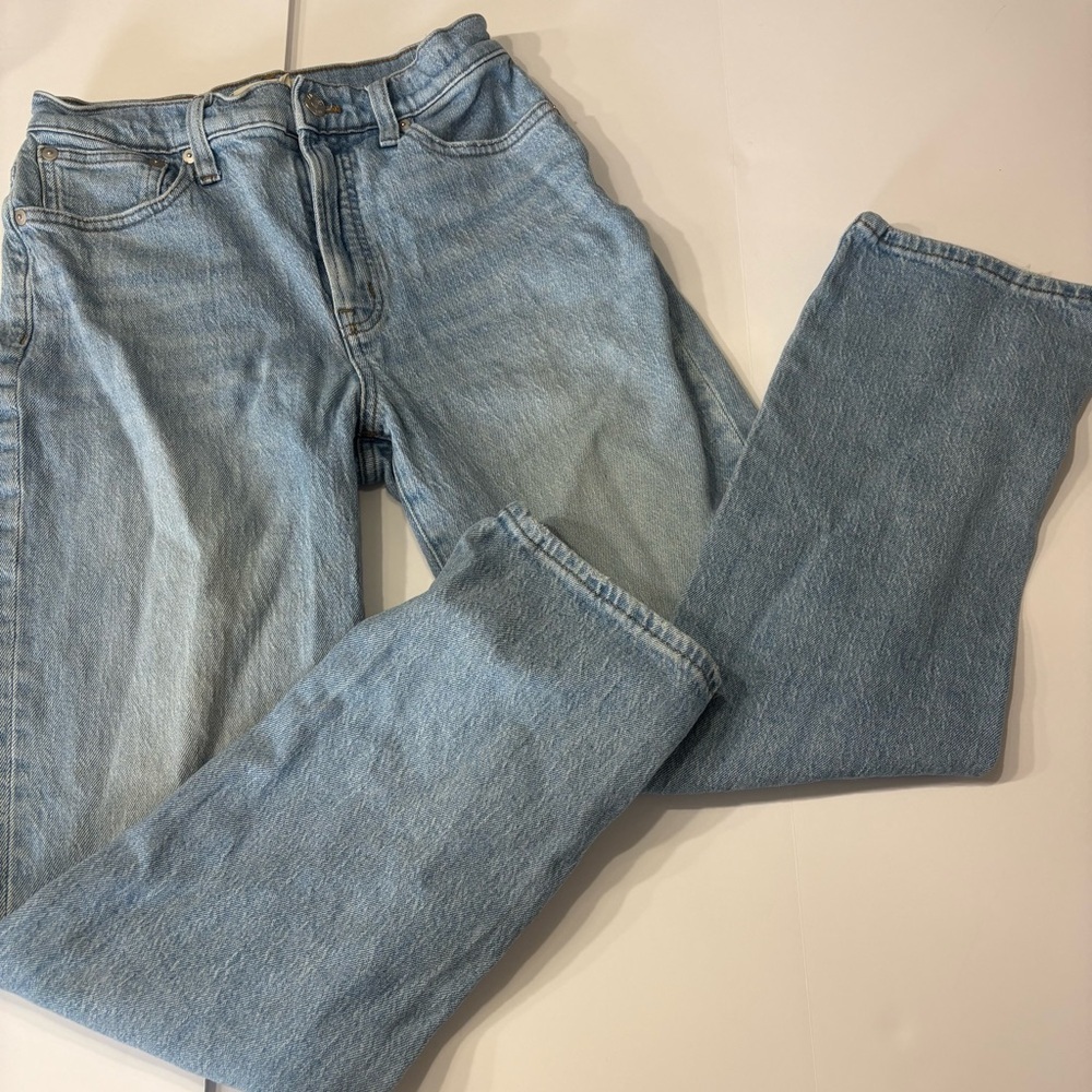 Madewell The Perfect Vintage Jean Light Wash High Rise Straight Size 25
